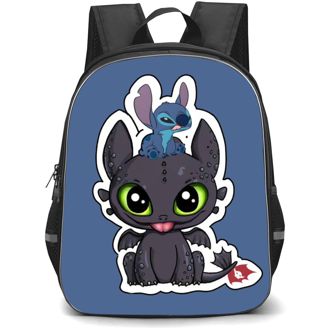 How To Train Your Dragon Night Fury Backpack StudentPack - Night Fury Baby Sticker
