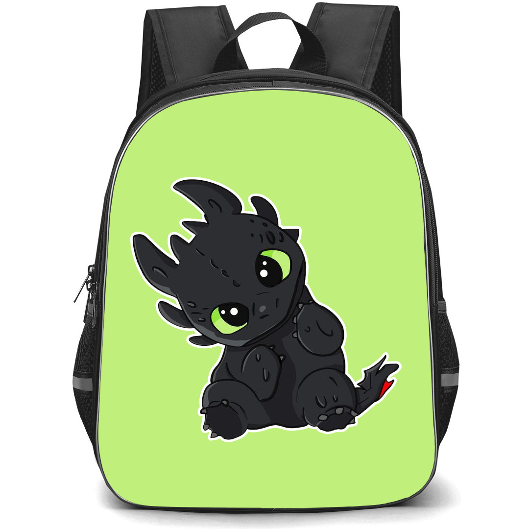 How To Train Your Dragon Night Fury Backpack StudentPack - Night Fury Toothless Baby Sticker