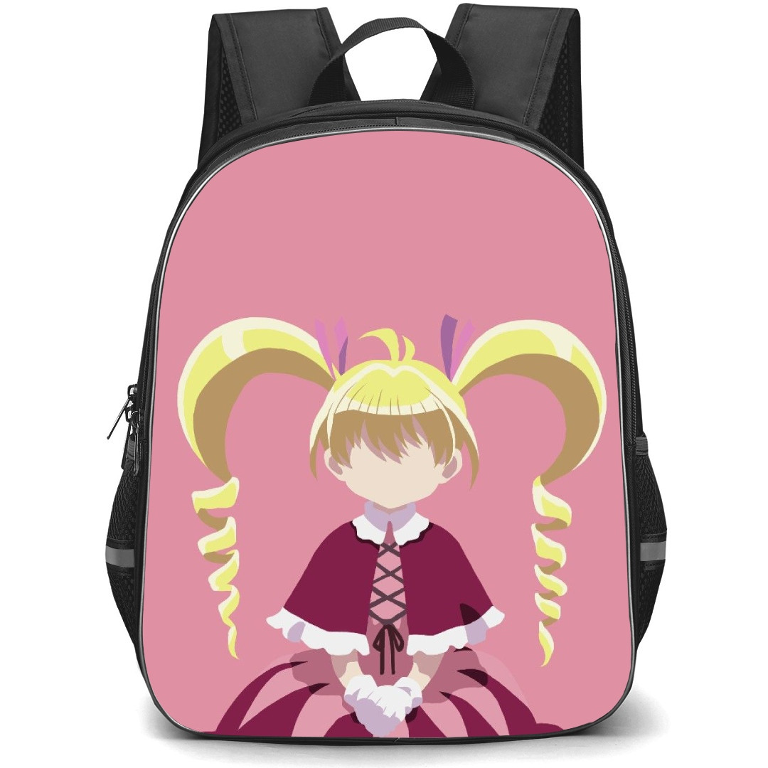 Hunter X Hunter Biscuit Krueger Backpack StudentPack - Hunter X Hunter Biscuit Krueger Minimalist On Pink Background