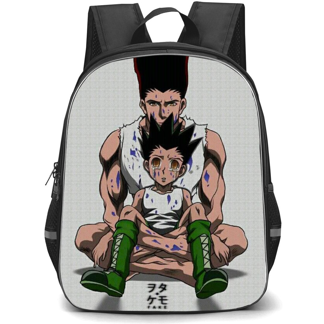 Hunter X Hunter Gon Freecss Backpack StudentPack - Hunter X Hunter Gon Freecss And Gon Freecss Adult Crying