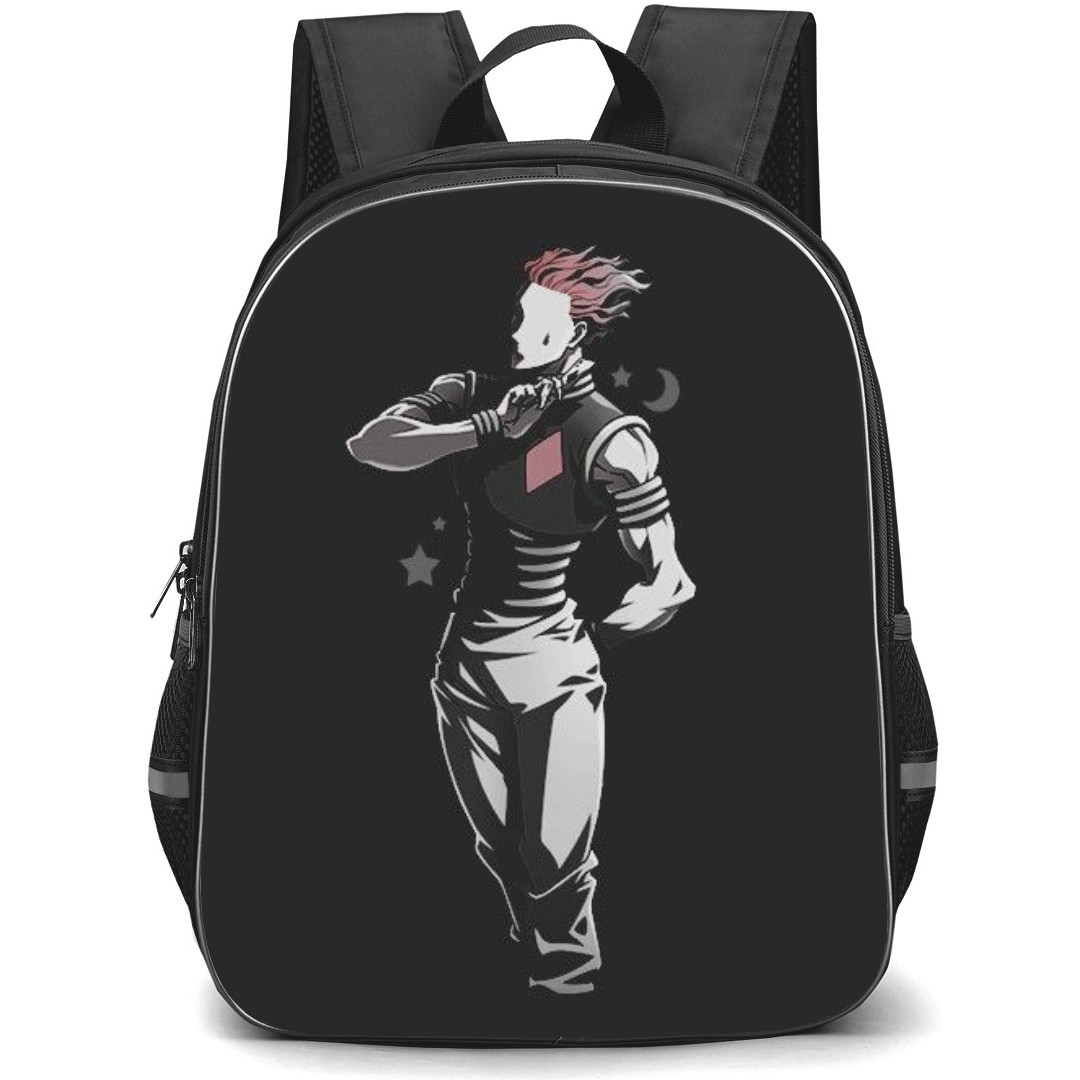 Hunter X Hunter Hisoka Backpack StudentPack - Hunter X Hunter Hisoka Portrait Minimalist On Black Background