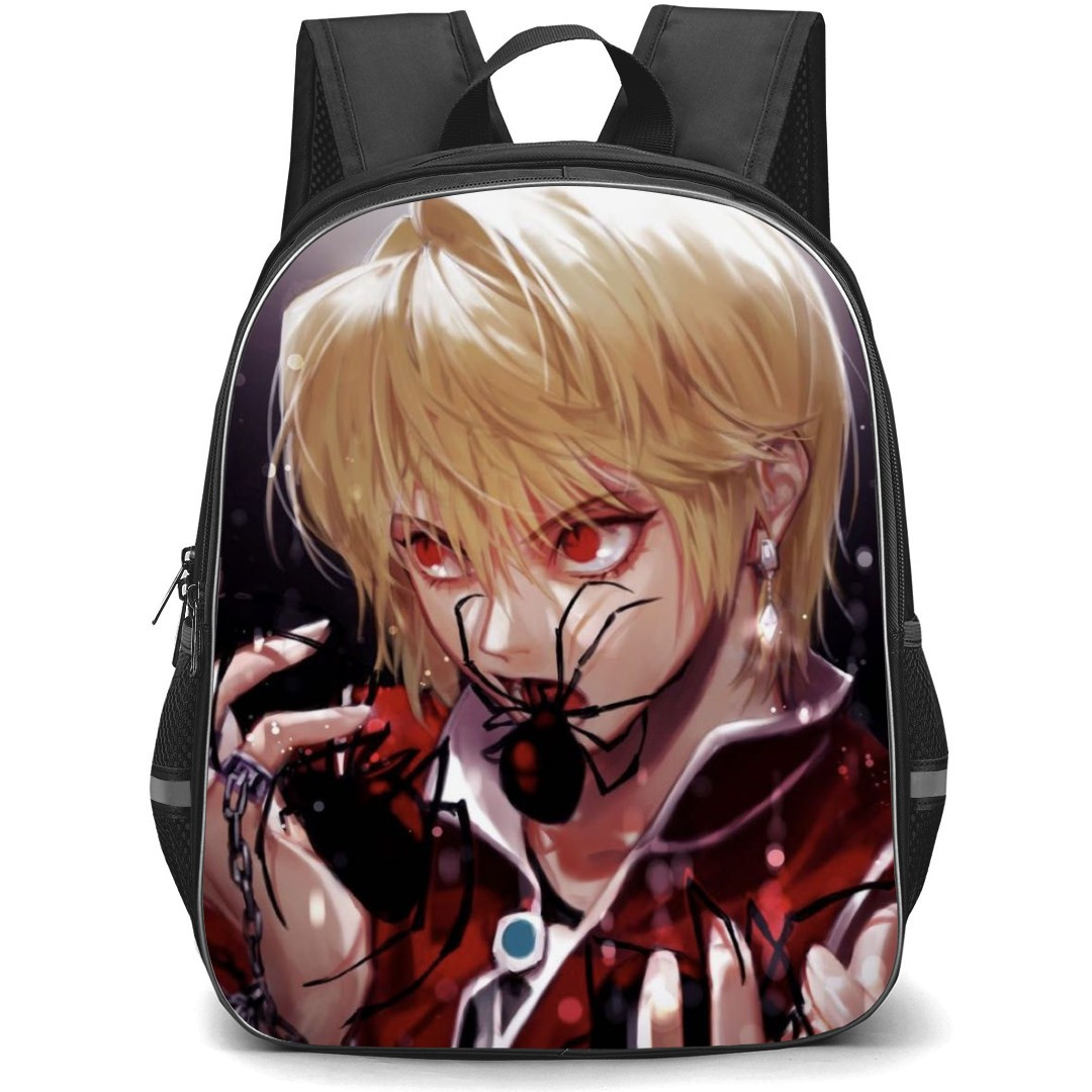 Hunter X Hunter Kurapika Backpack StudentPack - Hunter X Hunter Kurapika With Spider Illustration