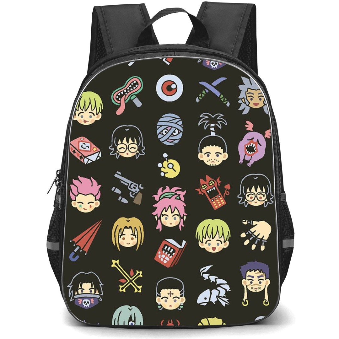 Hunter X Hunter Backpack StudentPack - Hunter X Hunter Phantom Troupe Avatar Pattern Art