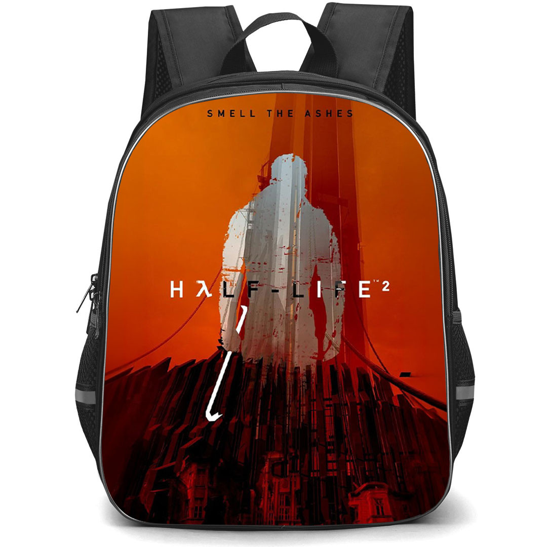 Half-Life Backpack School Bag StudentPack - Half-Life 2 Smell The Ashes Poster