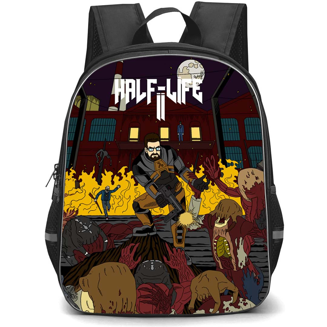 Half-Life Backpack School Bag StudentPack - Half-Life Comic Art Poster