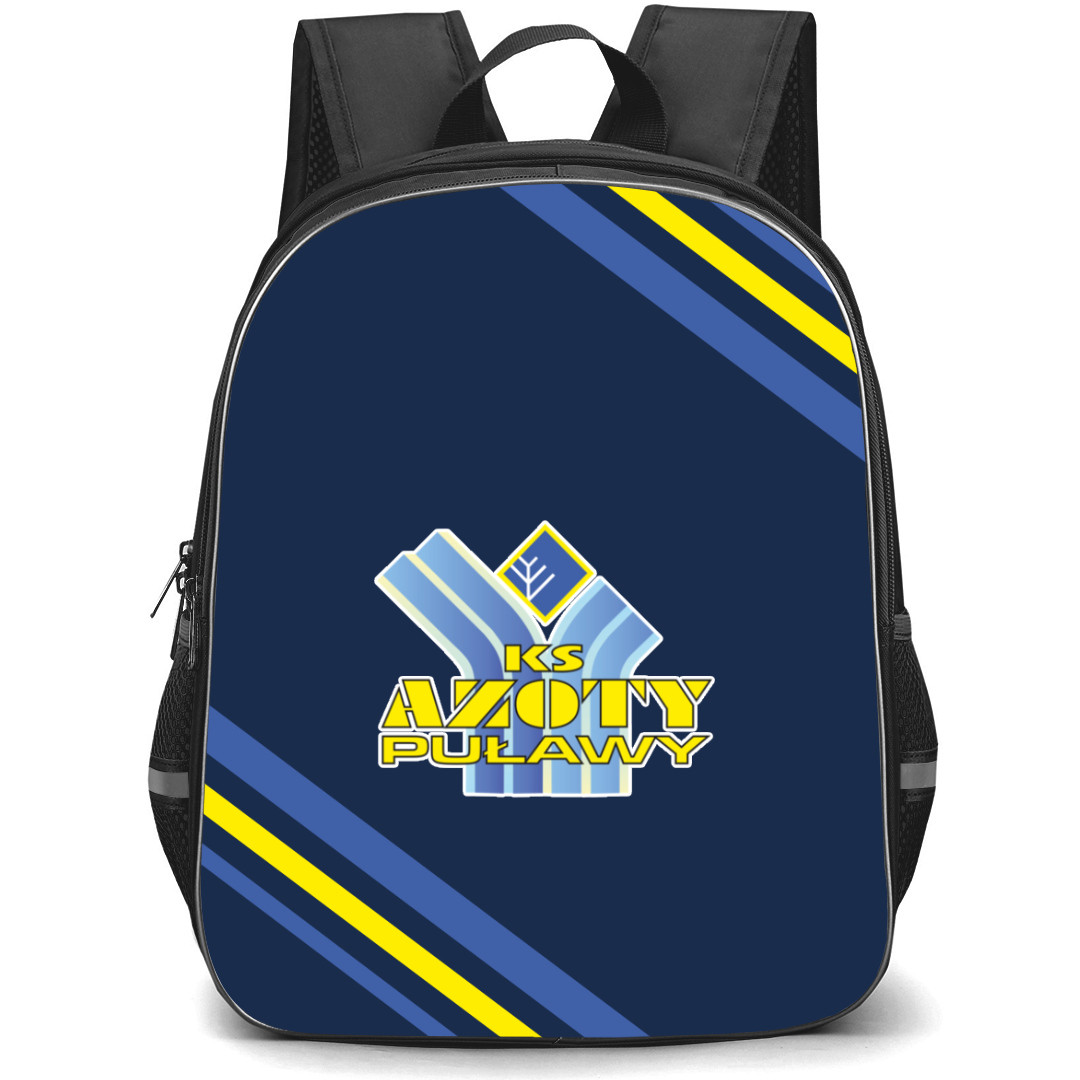 Klub Sportowy Azoty Pulawy Backpack School Bag StudentPack - Large Logo With Stripe