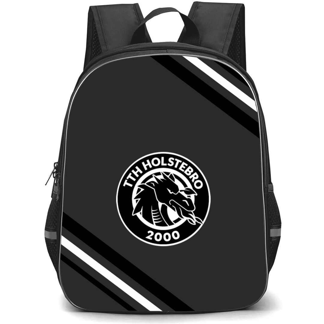 TTH Holstebro Backpack School Bag StudentPack - Large Logo With Stripe