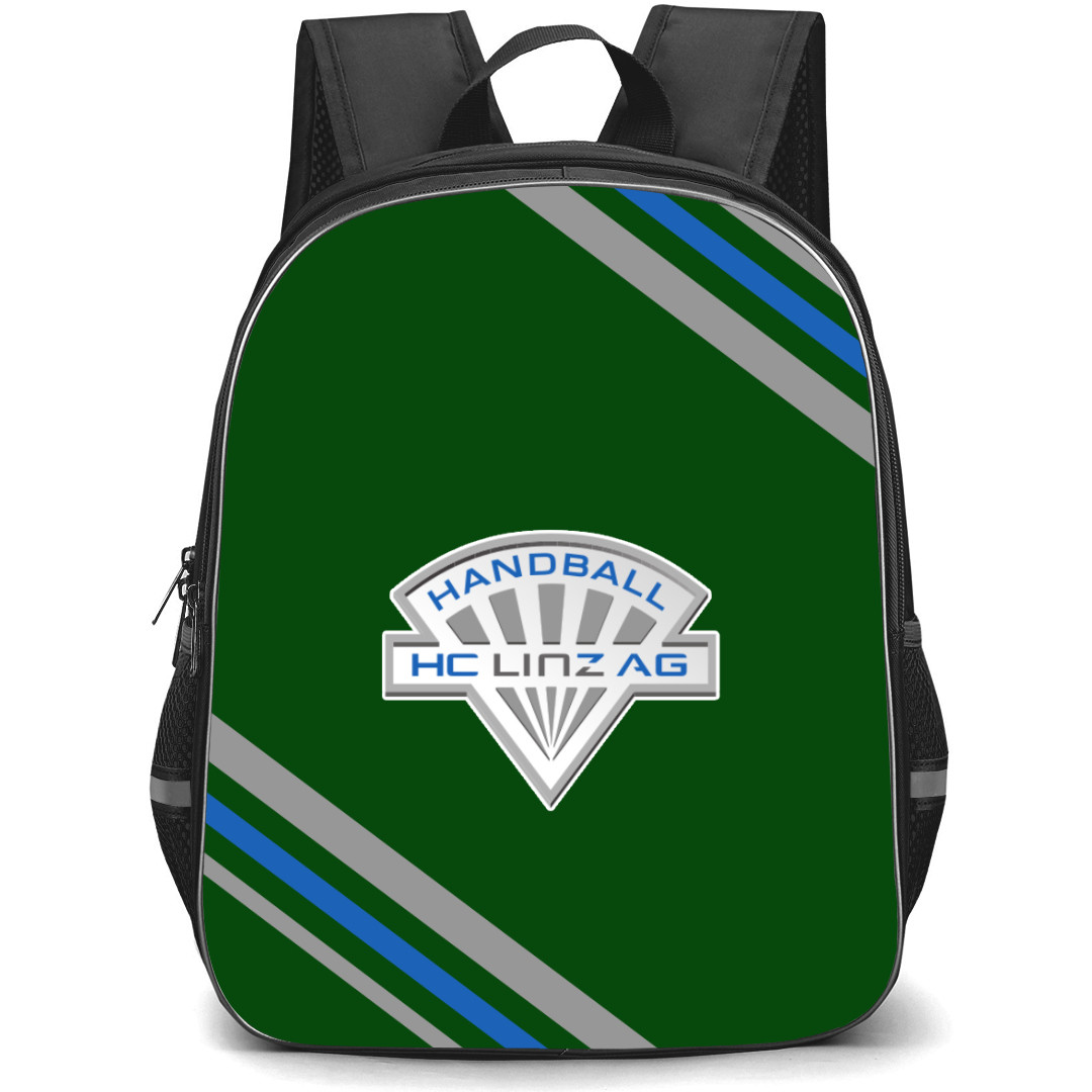 Handball Club Linz AG Backpack School Bag StudentPack - Large Logo With Stripe