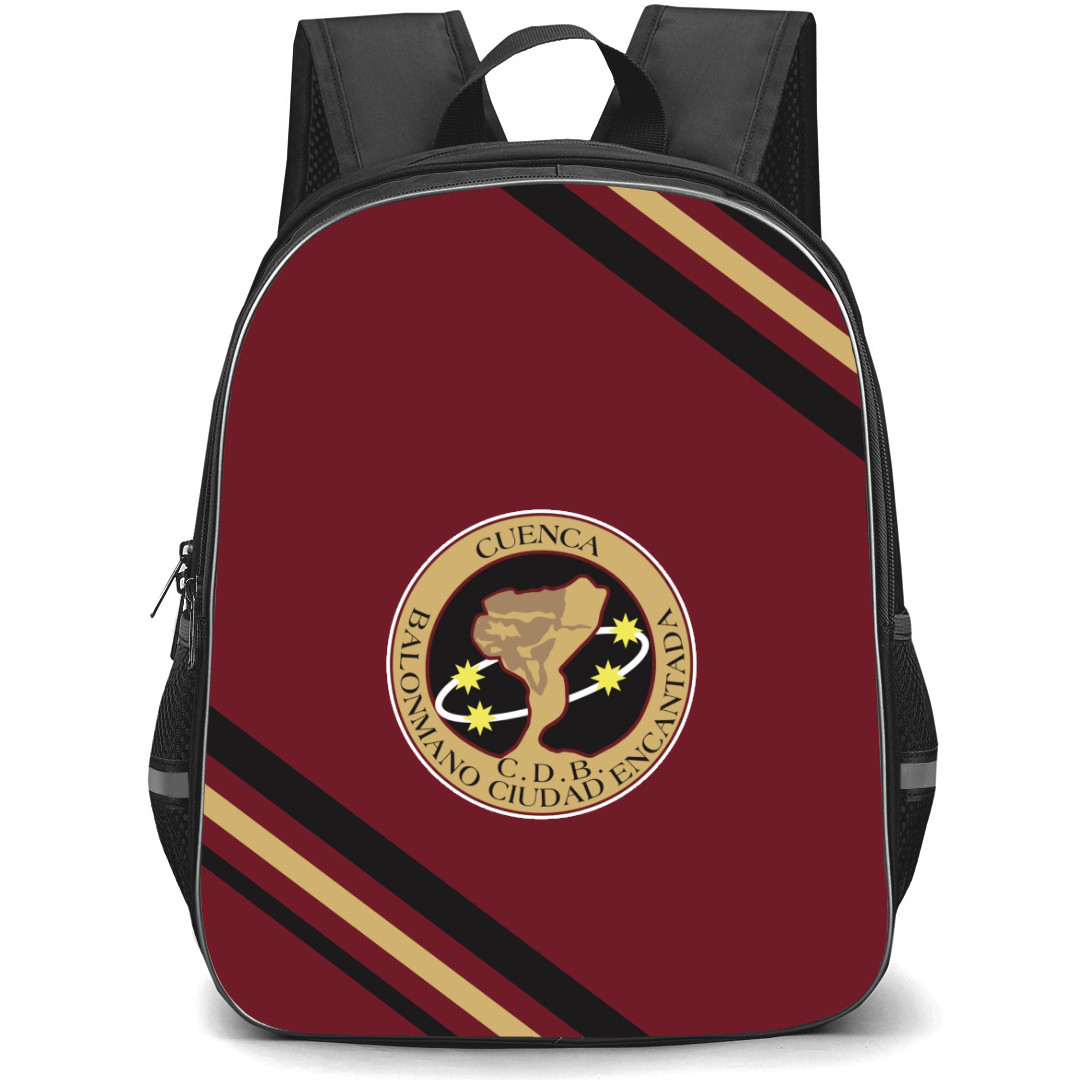 Rebi Balonmano Cuenca Backpack School Bag StudentPack - Large Logo With Stripe