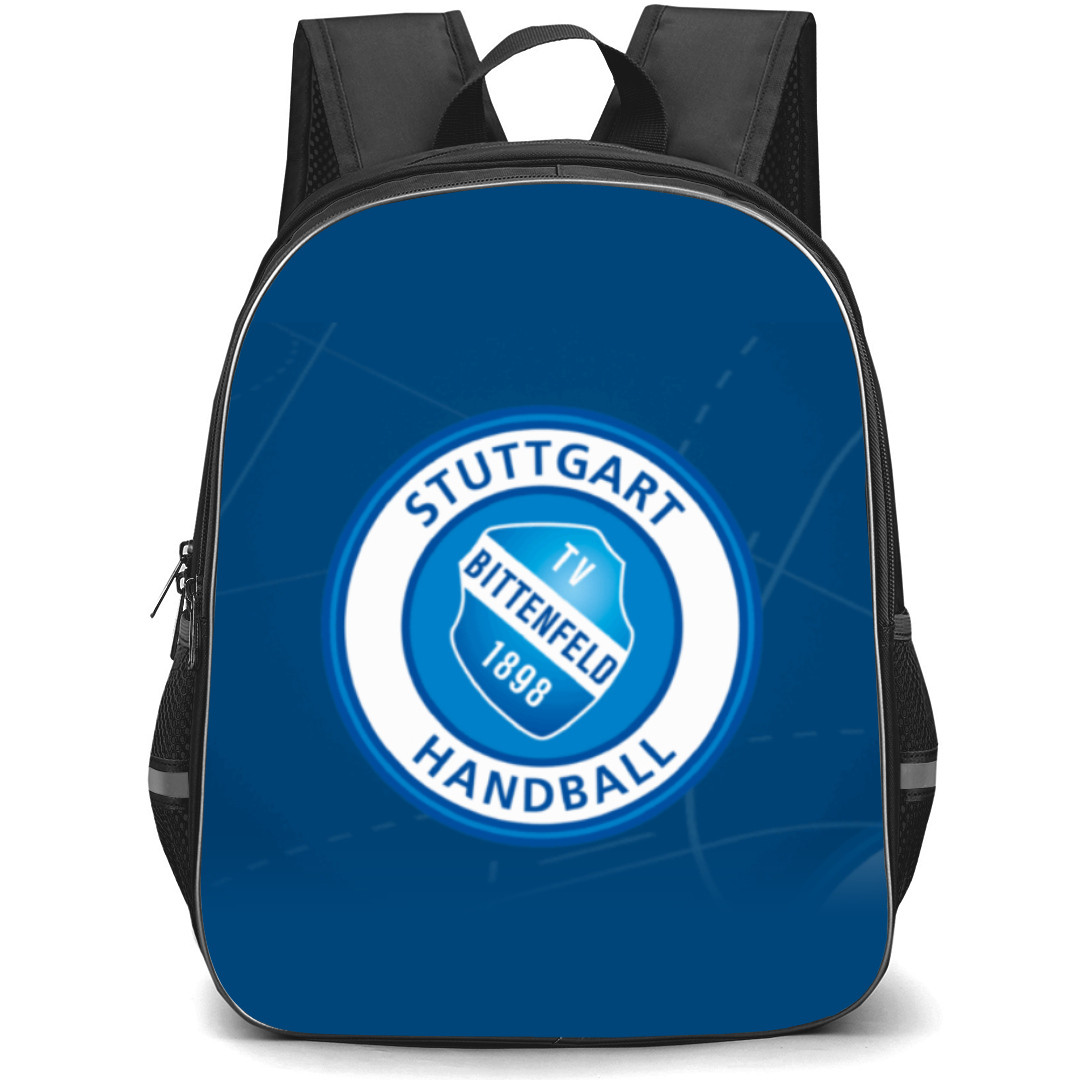 TVB Stuttgart Handball GmbH & Co. KG Backpack School Bag StudentPack - Logo Blue Lines Background