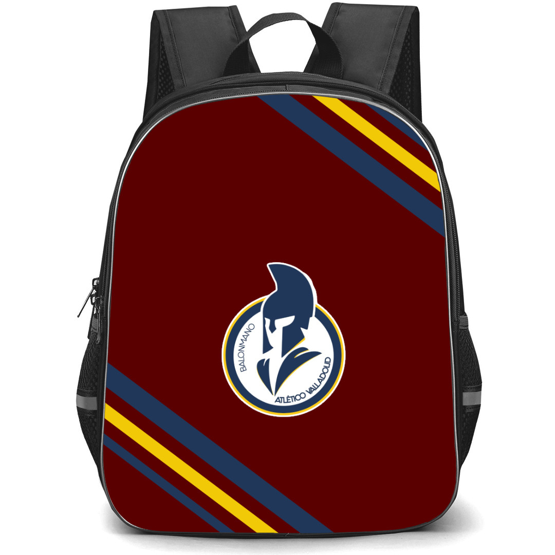 Club Deportivo Balonmano Atletico Valladolid Backpack School Bag StudentPack - Large Logo With Stripe