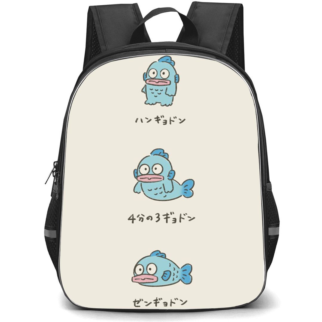 Hangyodon Sanrio Backpack StudentPack - Hangyodon Sanrio Character Avatar Illustration Art Poster