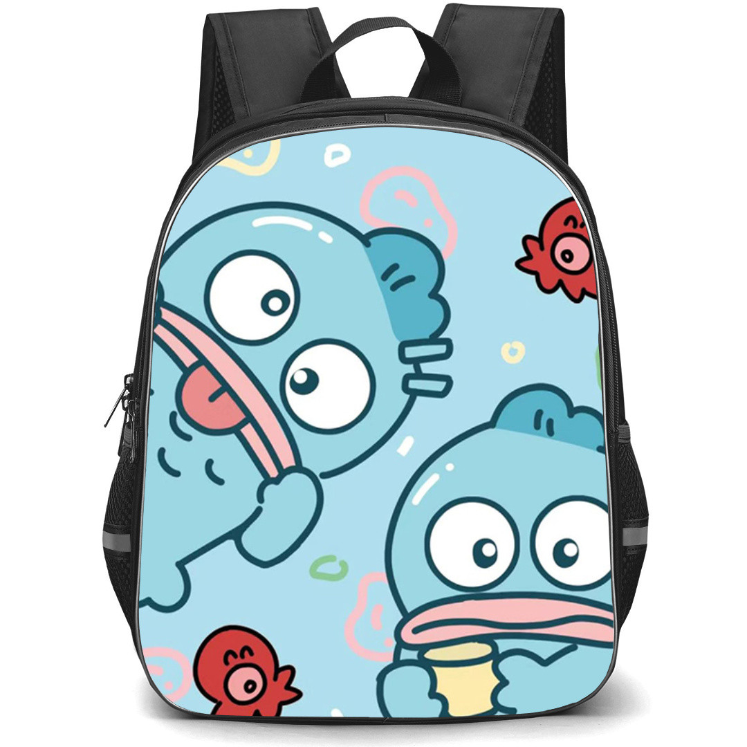 Hangyodon Sanrio Backpack StudentPack - Hangyodon Sanrio Collage Poster