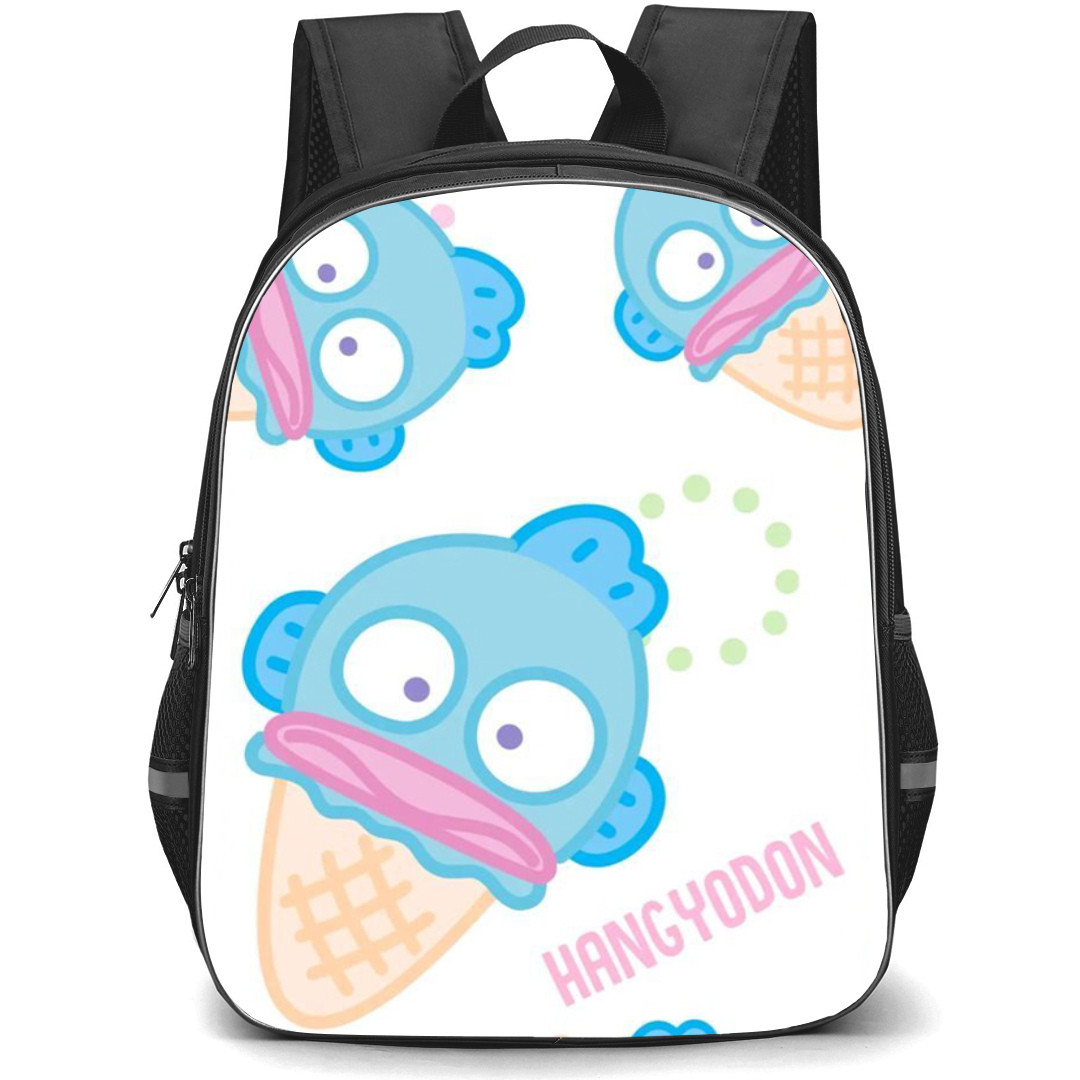 Hangyodon Sanrio Backpack StudentPack - Hangyodon Sanrio Cute Phone Illustration Art Poster