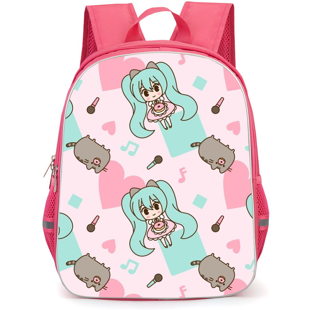 Hatsune Miku Backpack StudentPack - Chibi Pattern Art