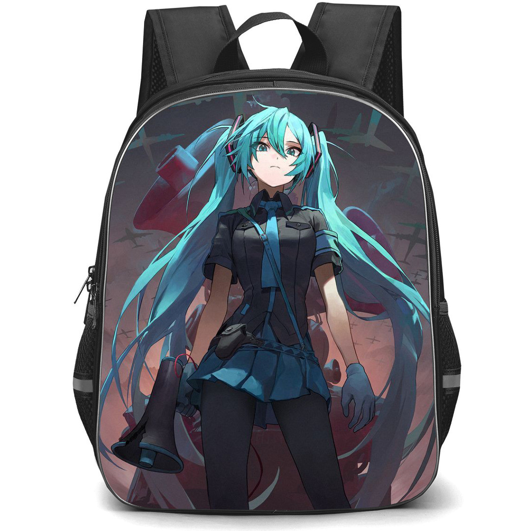 Hatsune Miku Backpack StudentPack - Hatsune Miku Holding Megaphone