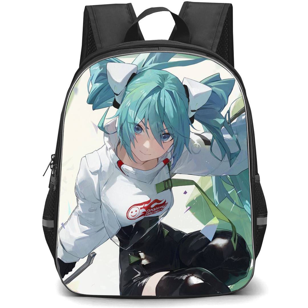 Hatsune Miku Backpack StudentPack - Hatsune Miku Jumping Black Mini Skirt