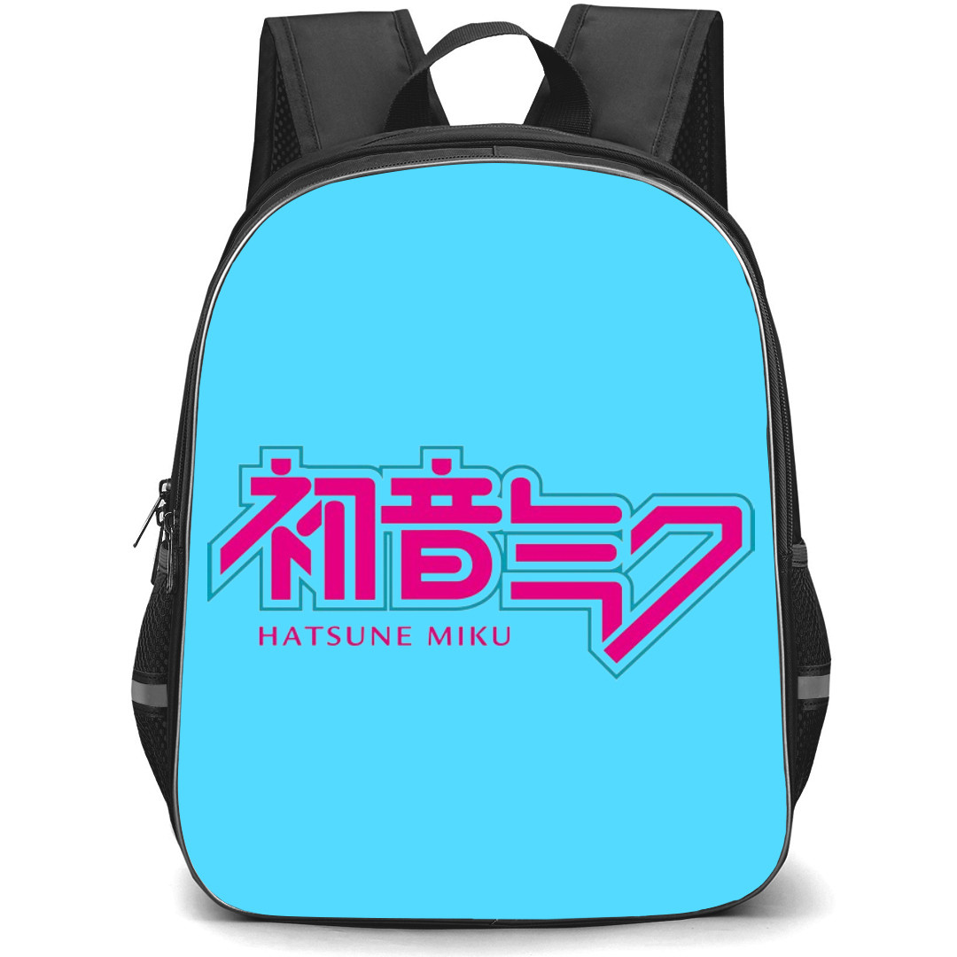 Hatsune Miku Backpack StudentPack - Logo Pink Font