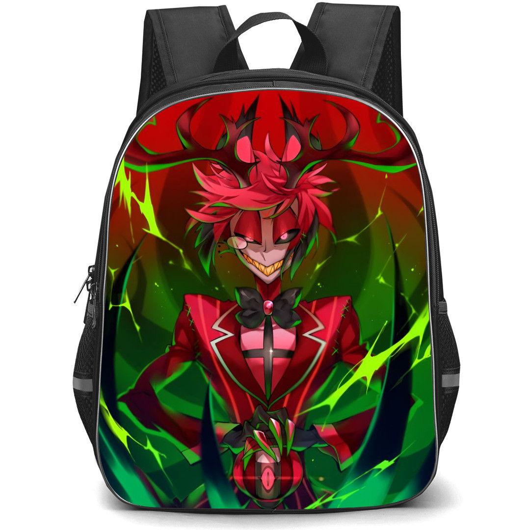 Hazbin Hotel Alastor Backpack StudentPack - Alastor Universal Scale Illustration Art