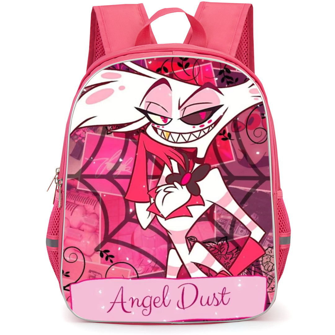 Hazbin Hotel Angel Dust Backpack StudentPack - Angel Dust Fan Art Poster
