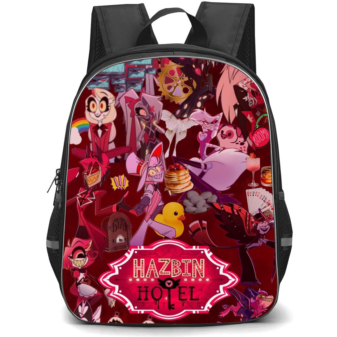 Hazbin Hotel Backpack StudentPack - Hazbin Hotel Collage Poster