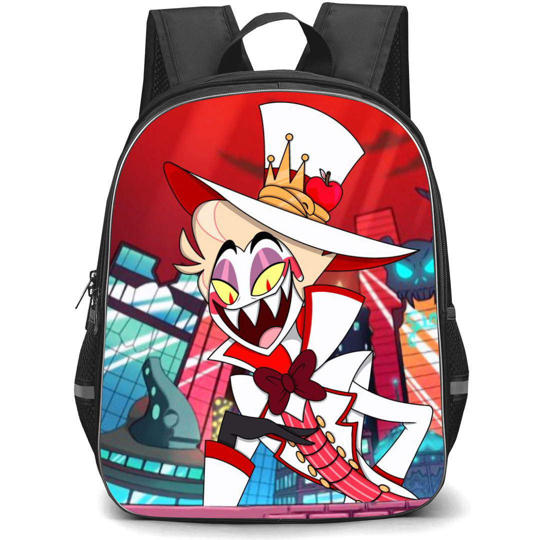 Hazbin Hotel Lucifer Morningstar Backpack StudentPack - Lucifer Morningstar Aesthetic Poster