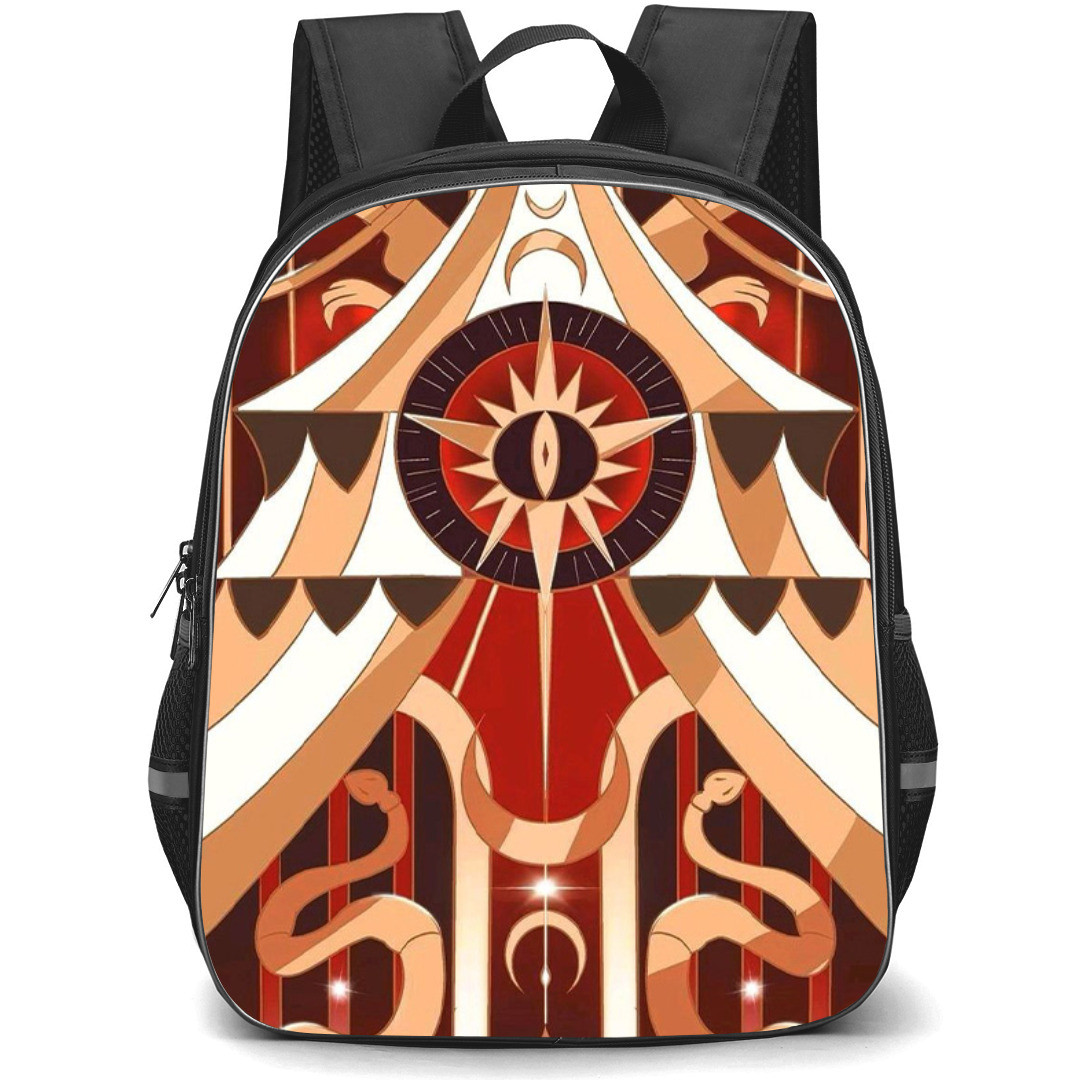 Hazbin Hotel Lucifer Morningstar Backpack StudentPack - Lucifer Morningstar Illustration Art Poster