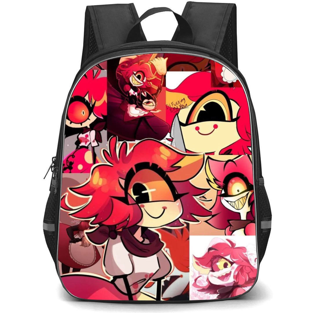 Hazbin Hotel Niffty Backpack StudentPack - Niffty Collage Poster