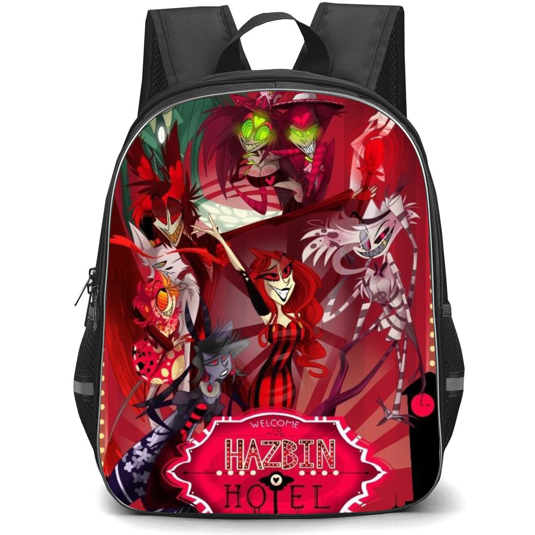 Hazbin Hotel Backpack StudentPack - Hazbin Hotel Thats Entertainment 2019 Poster