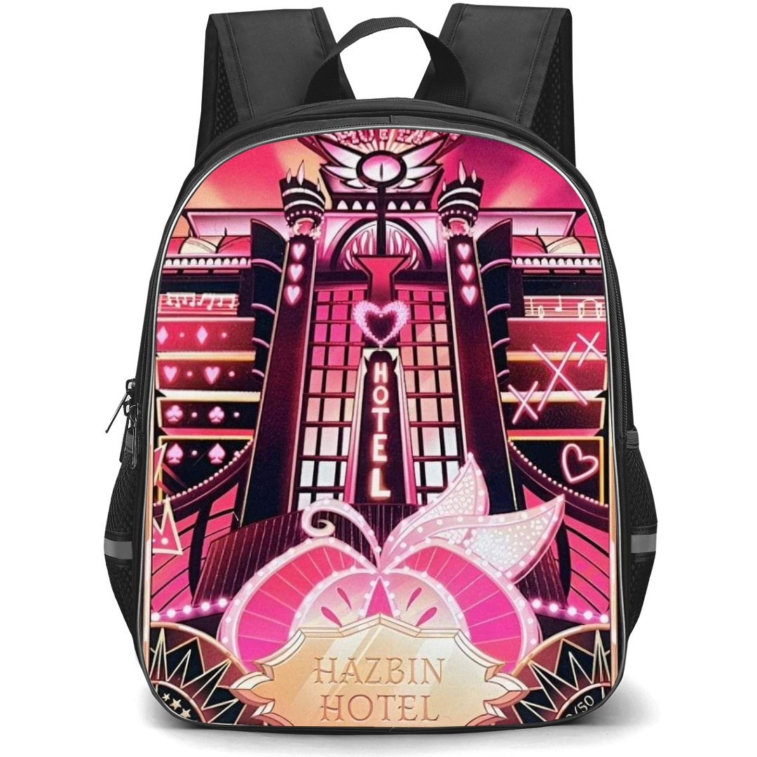 Hazbin Hotel Backpack StudentPack - Hazbin Hotel Tracking Card Sticker