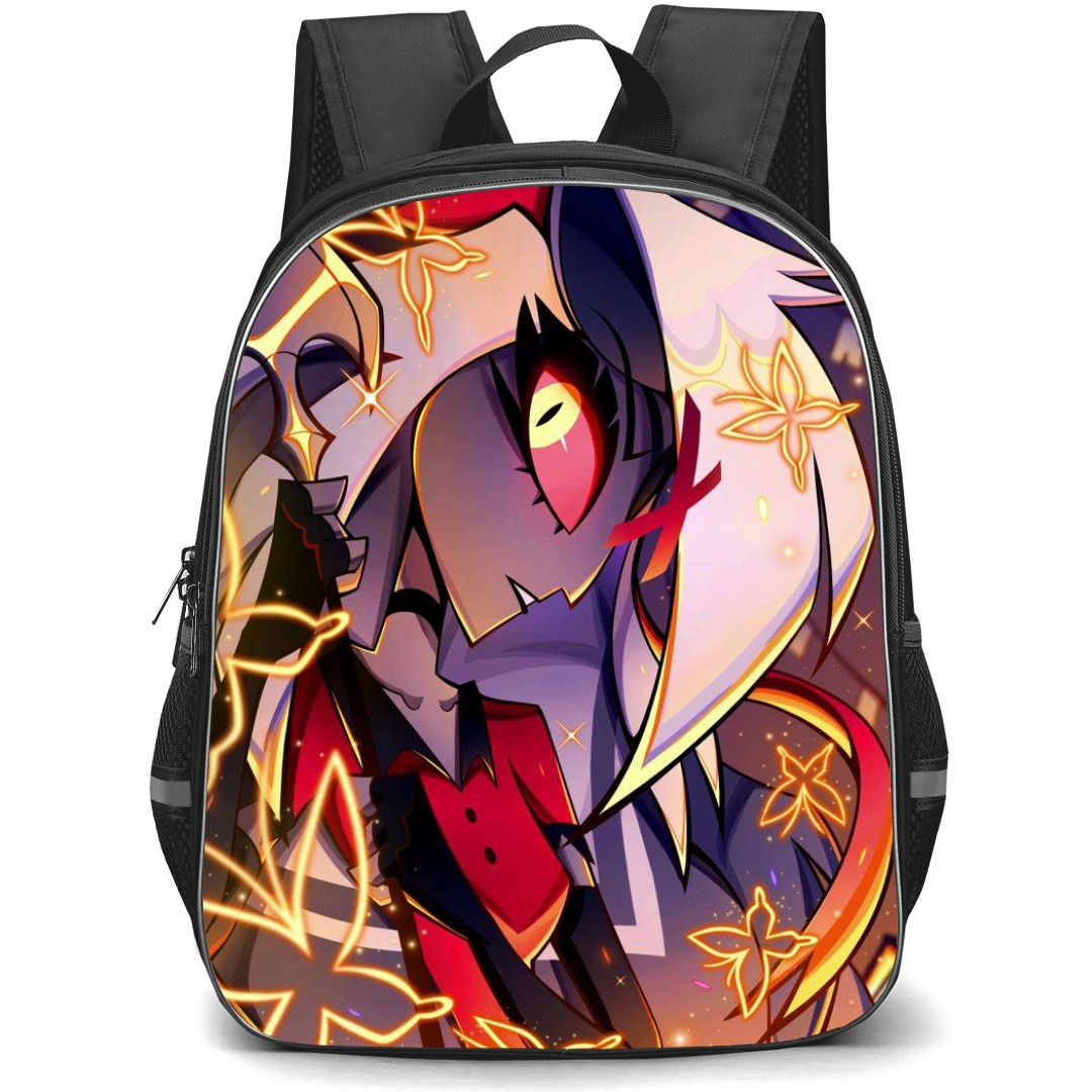 Hazbin Hotel Vaggie Backpack StudentPack - Vaggie Side Portrait Anime Art Poster