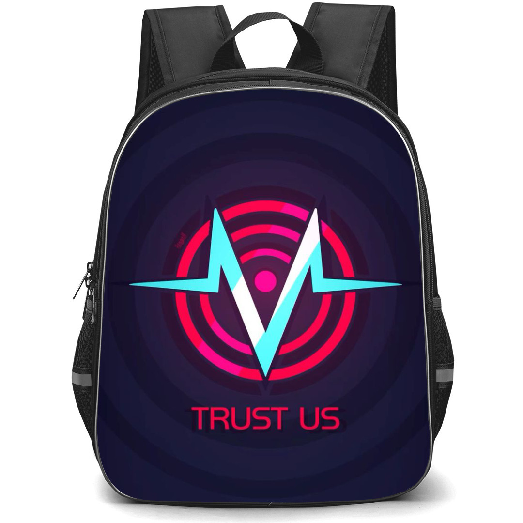 Hazbin Hotel Vox Backpack StudentPack - Vox Logo On Dark Background