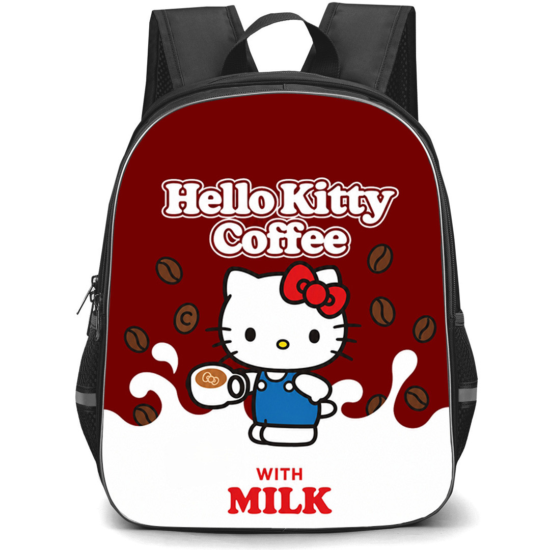 Hello Kitty Backpack School Bag StudentPack - Hello Kitty Coffee With Milk Poster