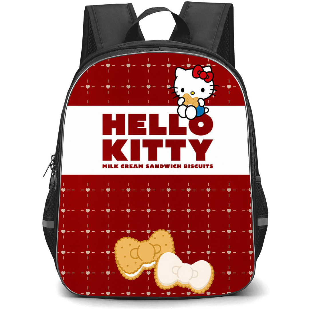 Hello Kitty Backpack School Bag StudentPack - Hello Kitty Milk Cream Sandwich Biscuits Poster