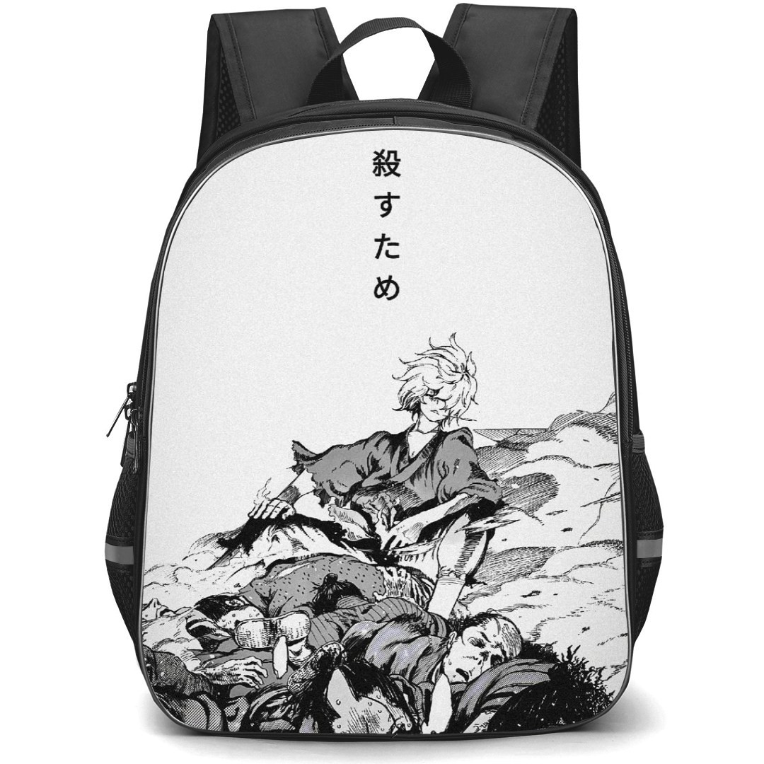 Hells Paradise Jigokuraku Backpack StudentPack - Hells Paradise Jigokuraku 20182021 Grayscale Poster