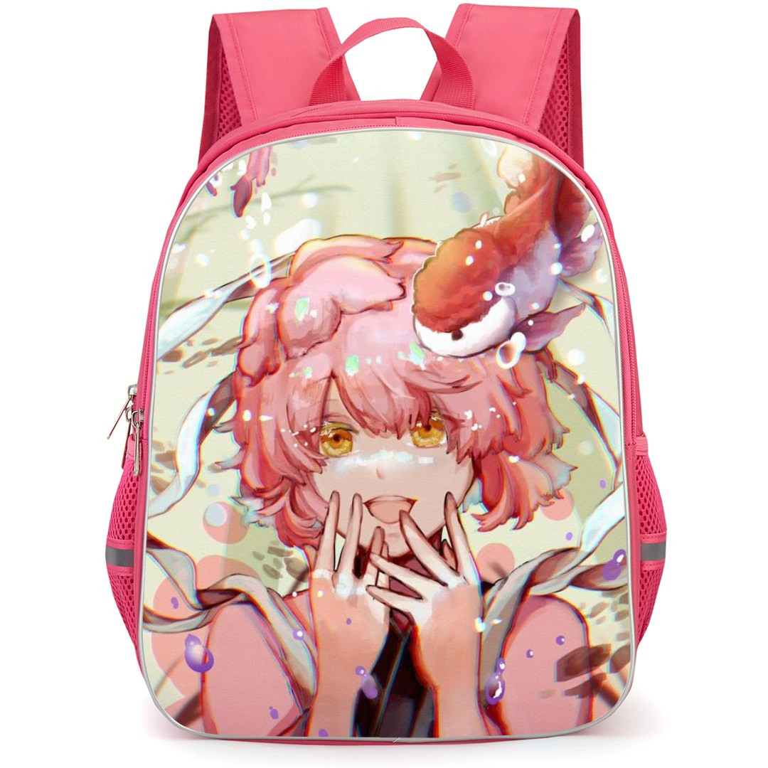 Hells Paradise Jigokuraku Mei Backpack StudentPack - Mei Smiling Portrait Anime Art Poster