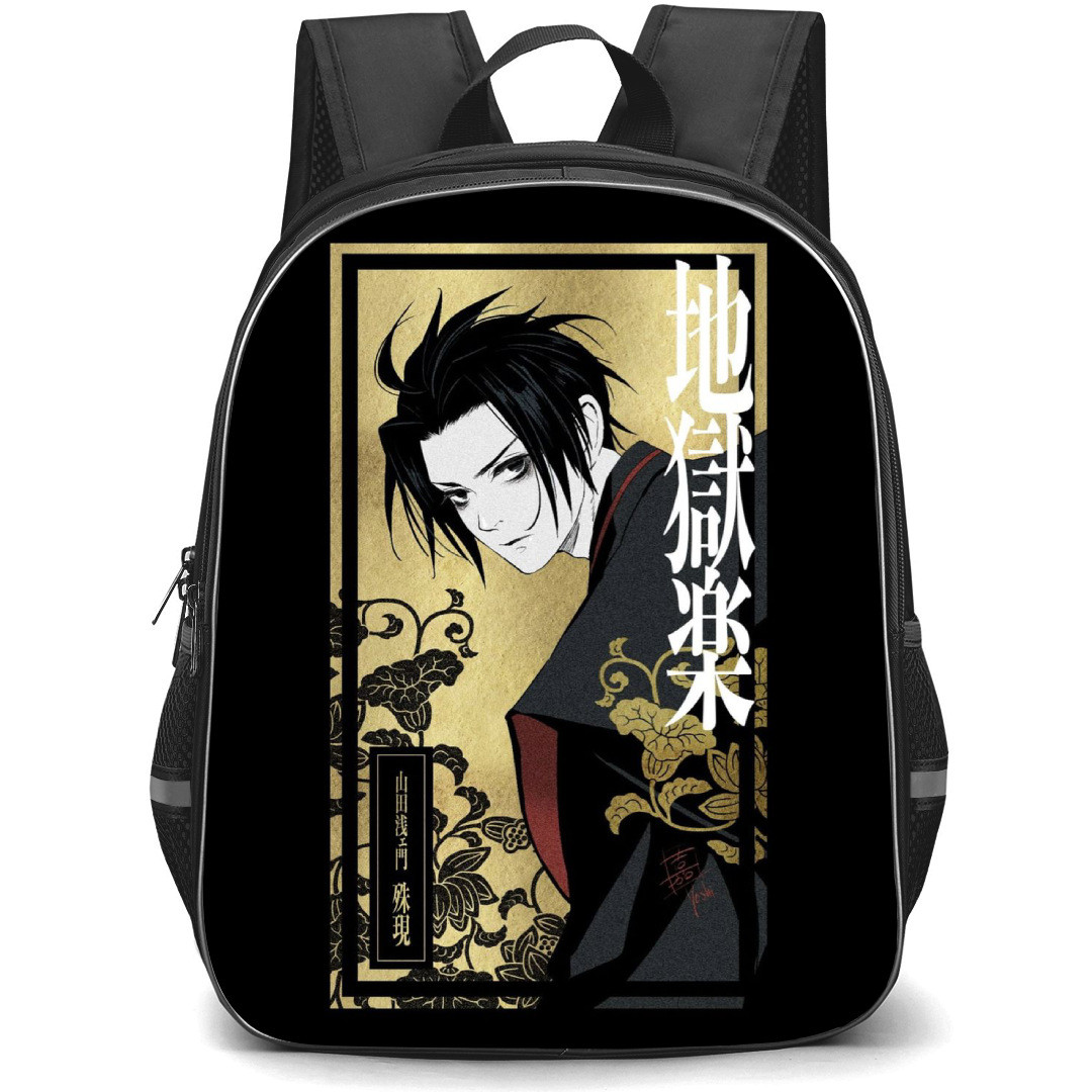 Hells Paradise Jigokuraku Yamada Asaemon Shugen Backpack StudentPack - Yamada Asaemon Shugen Magna Anime Art Poster