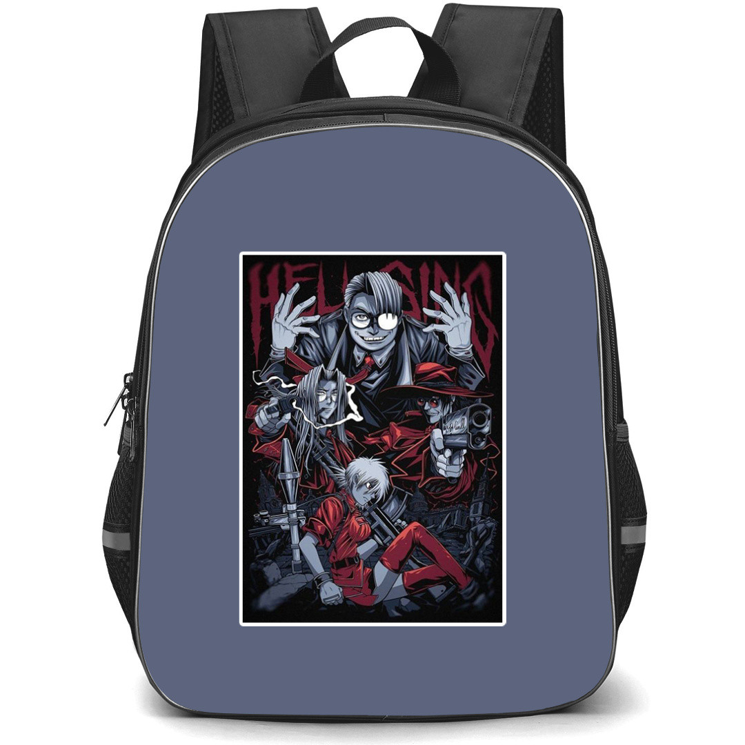 Hellsing Backpack StudentPack - Hellsing Characters Collage Poster