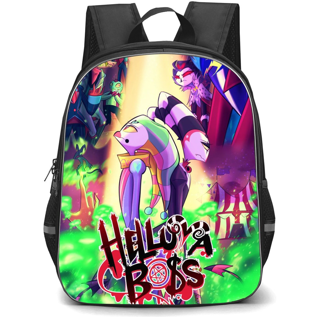 Helluva Boss Backpack StudentPack - Helluva Boss Fan Art 2025 Poster