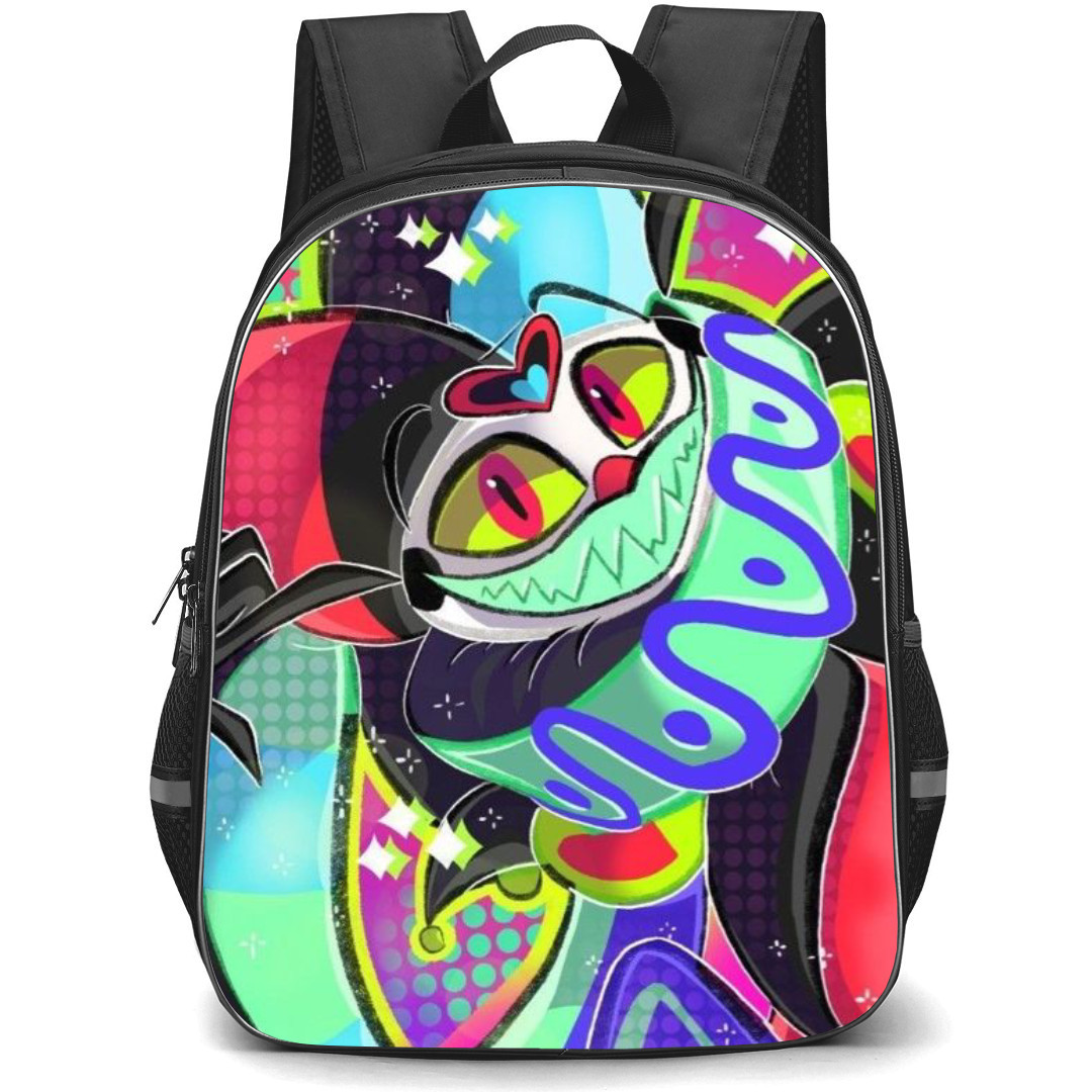 Helluva Boss Fizzarolli Backpack StudentPack - Fizzarolli Cartoon Crazy Art Sticker
