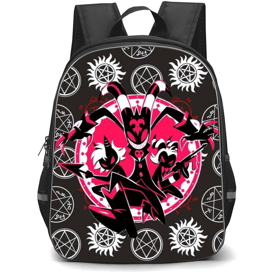 Helluva Boss Backpack StudentPack - Helluva Boss IMP Illustration Art Poster