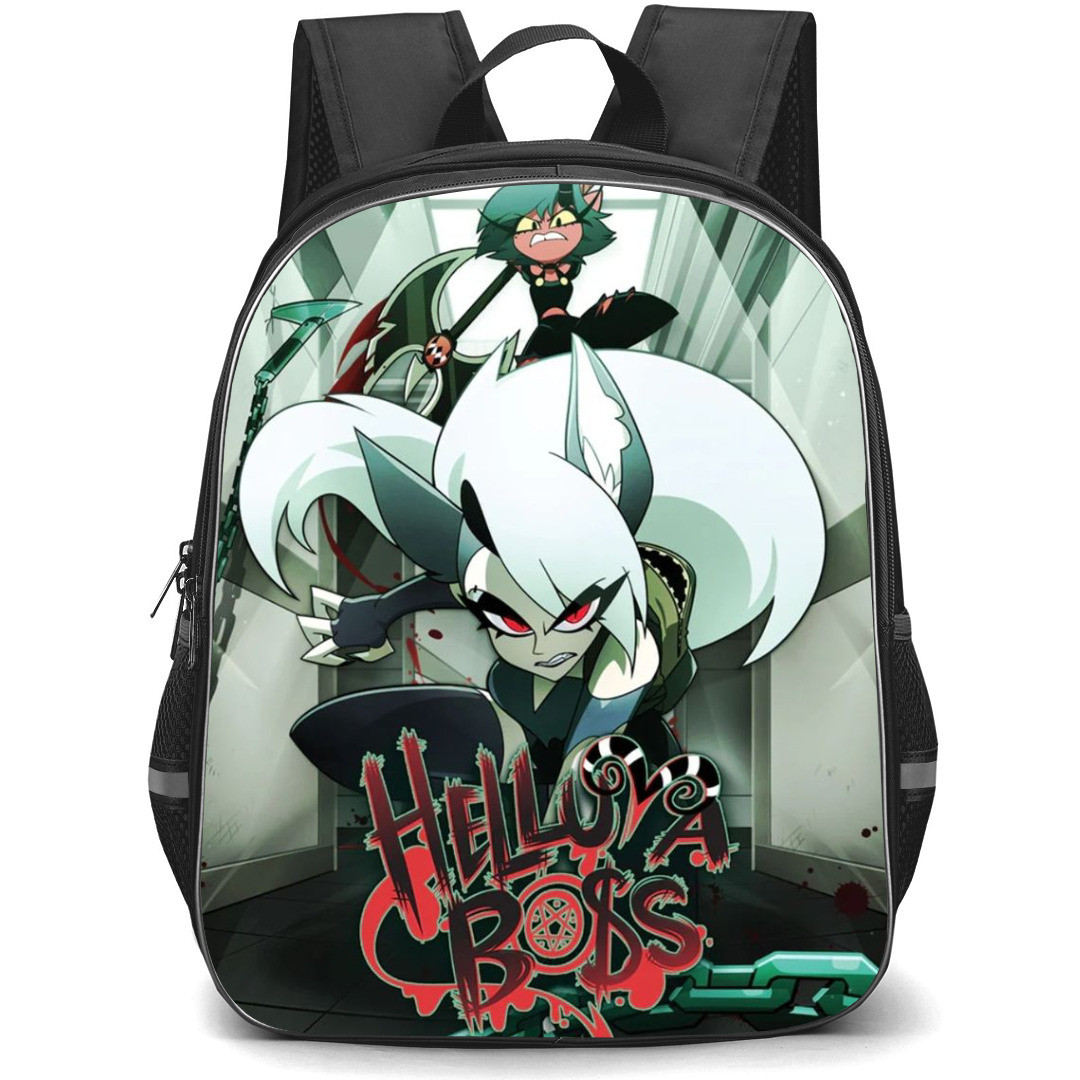 Helluva Boss Backpack StudentPack - Helluva Boss Loona And Millie On Episode 06 Poster
