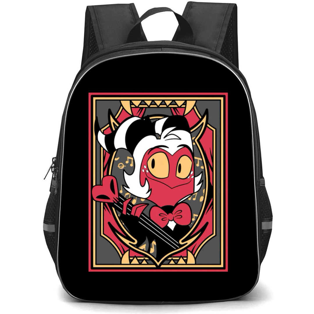 Helluva Boss Moxxie Backpack School Bag StudentPack - Moxie Smiling Frame Portrait Poster