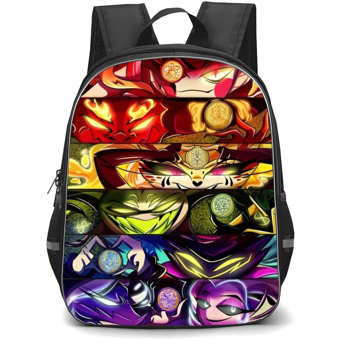 Helluva Boss Backpack StudentPack - Helluva Boss The Seven Stars Of Hell Poster