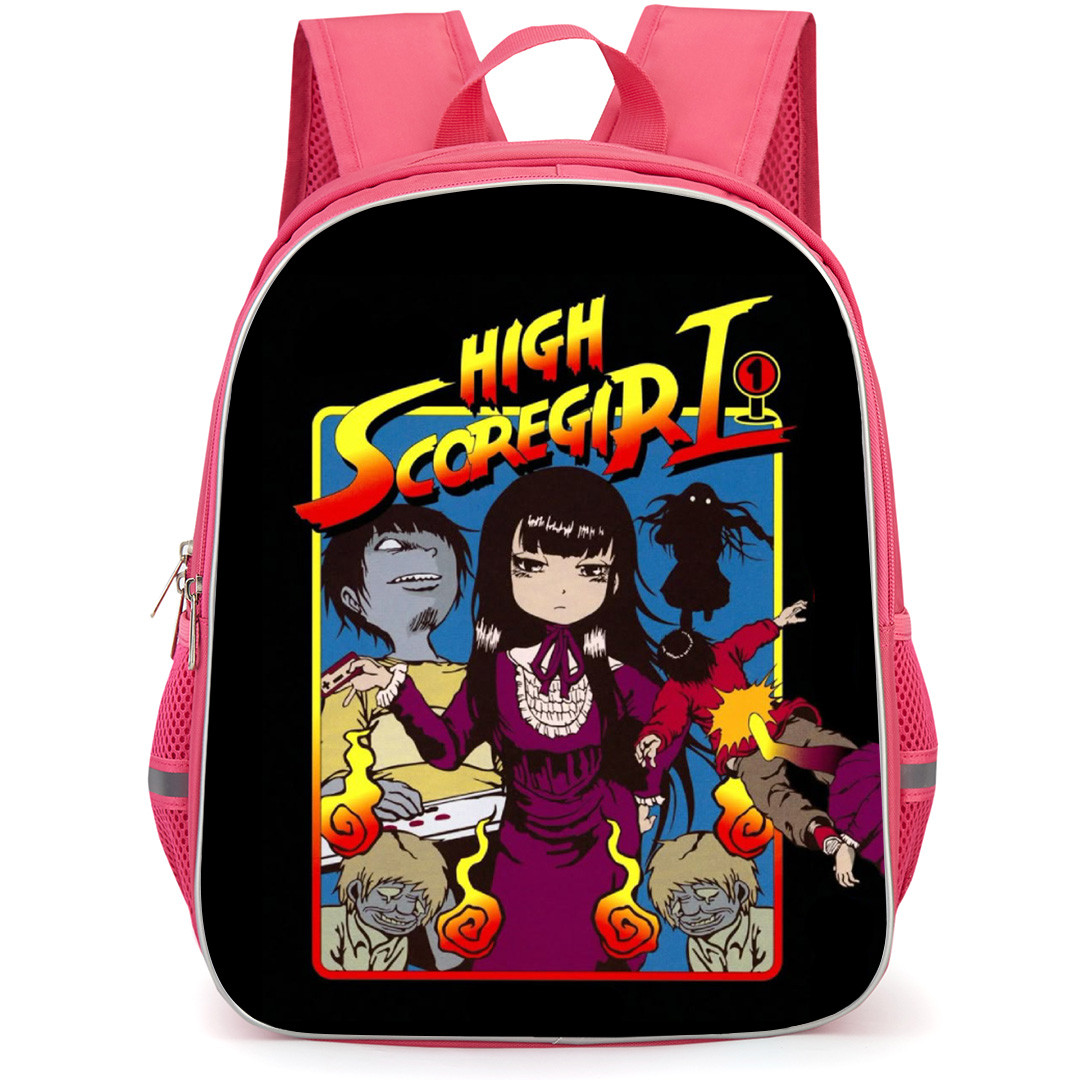 High Score Girl Akira Backpack School Bag StudentPack - Akira Portrait Retro Series Poster