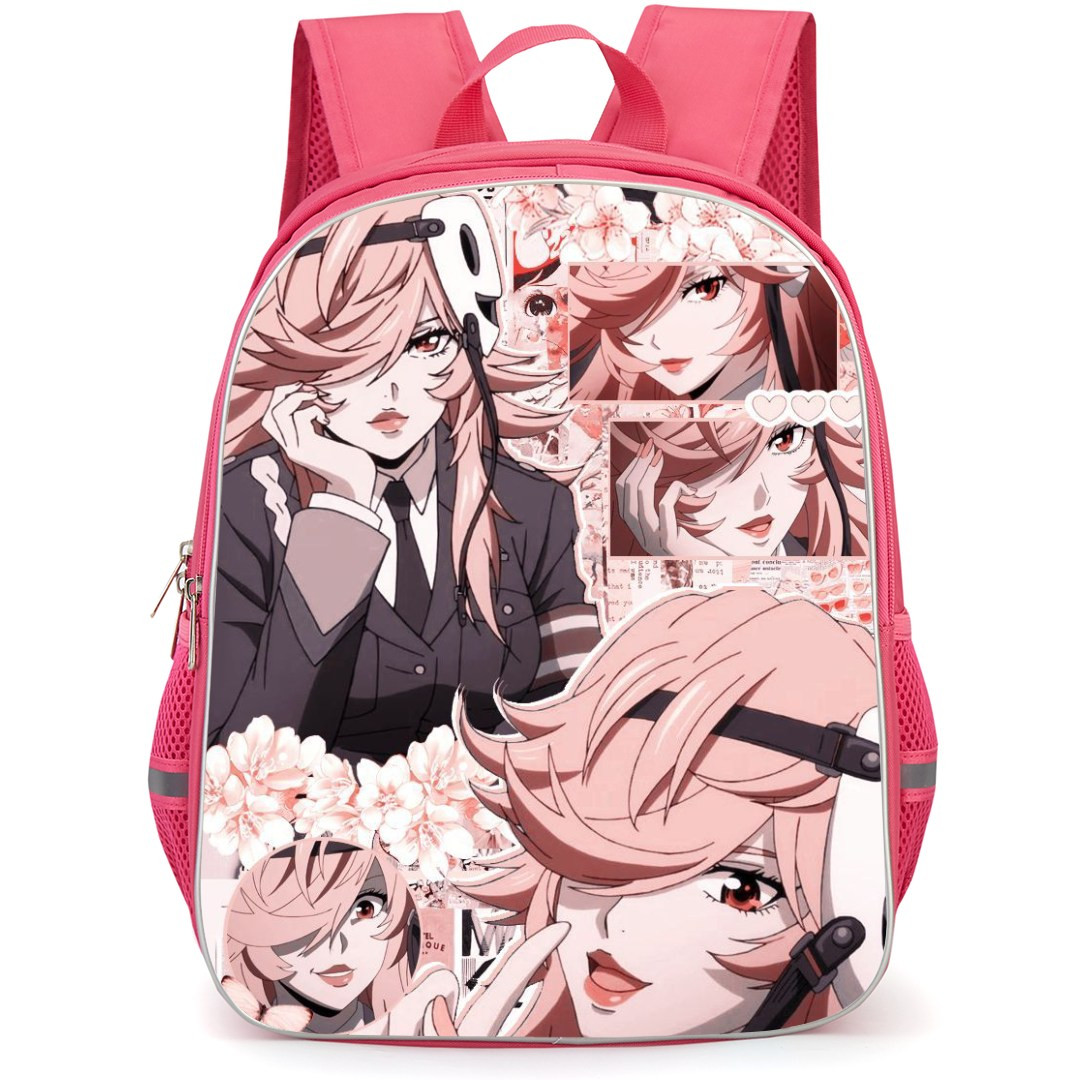 High Rise Invasion Yayoi Kusakabe Backpack StudentPack - Yayoi Kusakabe Anime Art Collage Poster
