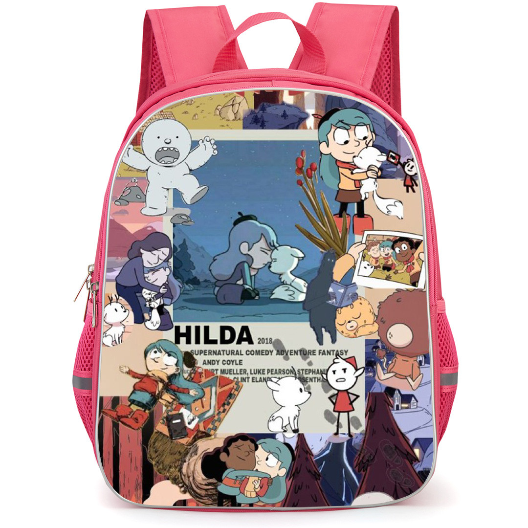 Hilda Backpack School Bag StudentPack - Characters Series Information Collage