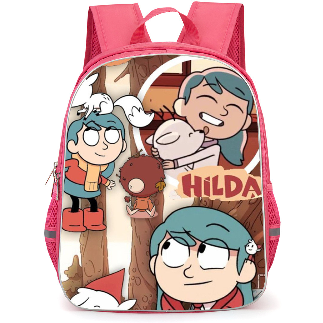 Hilda Backpack School Bag StudentPack - Smiling Hug Portrait Collage Series Poster