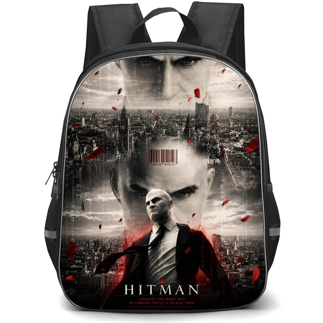 Hitman Backpack School Bag StudentPack - Hitman Phrase Game Cover Art