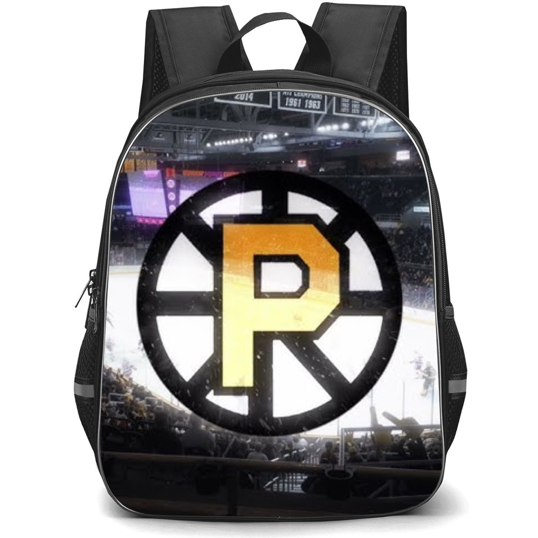 Providence Bruins Backpack School Bag StudentPack - Logo Stadium Background